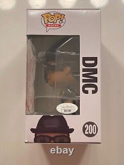 Rev Run & DMC Signed Funko Pop! Figures Set Run-DMC Hip-Hop Legends JSA COA