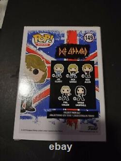 Rick Allen Def Leppard Drummer Signed Funko Pop Vinyl Toy Exact Proof Pic