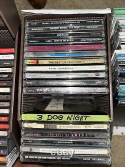 Rock and top 40 hits compact disc music collections