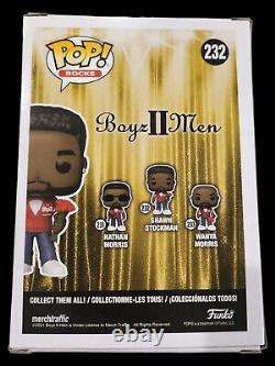 Set Of 3 Boyz II Men Funko Pops Signed By Nathan & Wayna Morris, Shawn PSA COA