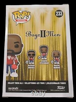 Set Of 3 Boyz II Men Funko Pops Signed By Nathan & Wayna Morris, Shawn PSA COA