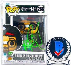 Signed By B-Real Funko Pop! Rocks Cypress Hill Dr. Greenthumb #266 Beckett