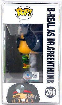 Signed By B-Real Funko Pop! Rocks Cypress Hill Dr. Greenthumb #266 Beckett