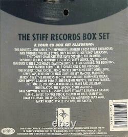 Stiff Records Box Set BRAND NEW Sealed 4 CDs In Cases, N. Lowe, E. Costello