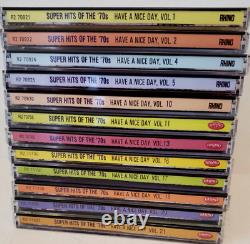 Super Hits of the 70's Have a Nice Day- Lot of 12 by Various Artists Good Plus