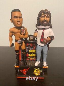 THE ROCK Mankind MICK Foley WWE Rock N Sock Connection belt FOCO Bobblehead /223