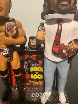 THE ROCK Mankind MICK Foley WWE Rock N Sock Connection belt FOCO Bobblehead /223