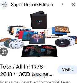 TOTO ALL IN 1978-2018 Deluxe 13 CD? Box Set W-Booklet New Factory Sealed