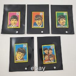 The Beatles 1960's Complete Set of 5 Dutch Movie Film Music Matchbox Labels