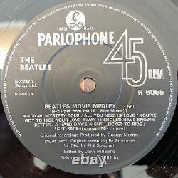 The Beatles Collection UK 1982 Press Vinyl Singles 45s Blue Box Set Parlophone