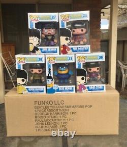 The Beatles Yellow Submarine 2012 Funko Pop Vinyls Rare