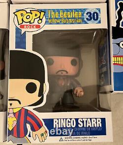 The Beatles Yellow Submarine Funko Pop Rock COMPLETE SET (not authenticated)