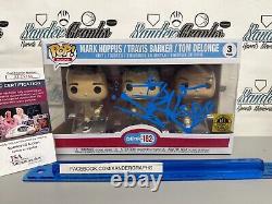 Travis Barker Signed Autographed Blink 182 3-pack Funko Pop Ht Hot Topic Jsa Coa