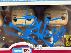 Travis Barker Signed Autographed Blink 182 3-pack Funko Pop Ht Hot Topic Jsa Coa