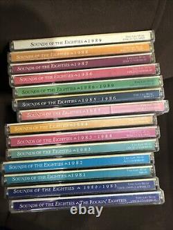 VINTAGE Time Life Sounds of the Eighties Collection 14 CD Lot 80s Music VG+