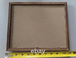 Vintage Framed Photo Of The Rock Music Band 9x11