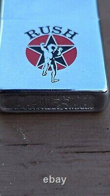 Vintage RUSH 2112 Promotional ZIPPO Lighter 1976 Progressive Rock 70s RARE