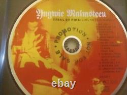 Yngwie J. Malmsteen Trial by Fire PROMO CD USA PRESS 1989 EX/ VG++ RARE CD